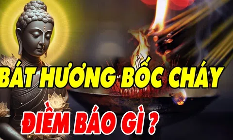 Cháy bát hương là điềm báo gì?