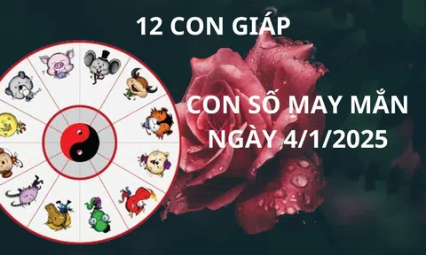 Tử vi ngày 4/1 con số may mắn cho 12 con giáp ăn lộc thần tài hưởng lộc tổ tiên trở nên giàu có