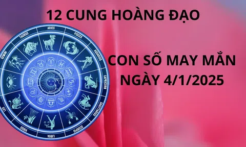 Tử vi ngày 4/1 con số may mắn cho 12 cung hoàng đạo nhận lộc trời ban tình tài danh giàu có dồi dào