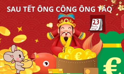 Sau Tết ông Công ông Táo, 3 con giáp bùng nổ vận may tổng kết Giáp Thìn vàng bạc đầy nhà đón Ất Tỵ