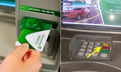 Cận Tết đi rút tiền bị nuốt thẻ ATM, ấn ngay nút này trên máy để sớm lấy lại thẻ