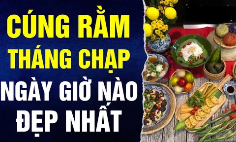 Cúng Rằm tháng Chạp giờ nào may mắn nhất?