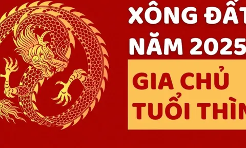 Xem tuổi xông nhà năm 2025 cho gia chủ tuổi Thìn, để đạt đỉnh cao sự nghiệp, tiền của đầy nhà