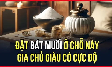 Đặt bát muối đúng chỗ này gia chủ 'phất lên trông thấy', tài lộc tự nhiên kéo đến