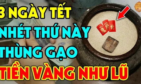 Vùi thứ này xuống hũ gạo, 3 ngày Tết lộc đổ dồn về, cả năm hưởng phúc