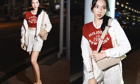 Hoa hậu Thùy Tiên ghi dấu ấn tại show diễn của Tommy Hilfiger trong khuôn khổ tuần lễ thời trang New York