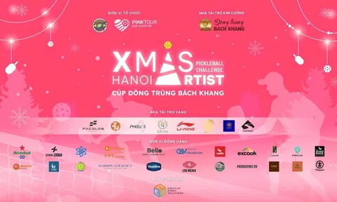 Bello, Casio G-Shock và Ray-Ban đồng hành cùng Pink Tour tại Xmas Hanoi Artist Pickleball Challenge – Cúp Đông Trùng Bách Khang