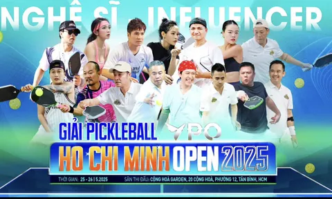 Nghệ sĩ, KOLs và nhiều tay vợt nổi tiếng quy tụ tại Giải Pickleball VPO TP.HCM Open 2025￼