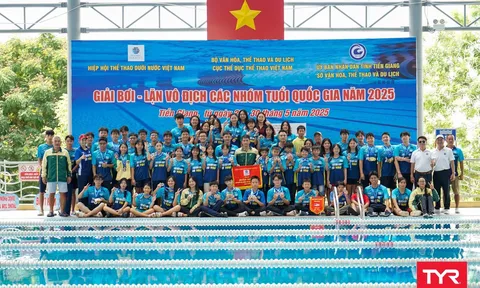 TP.HCM Thống Trị Giải Bơi – lặn Các nhóm tuổi Quốc gia 2025 với 52 HCV
