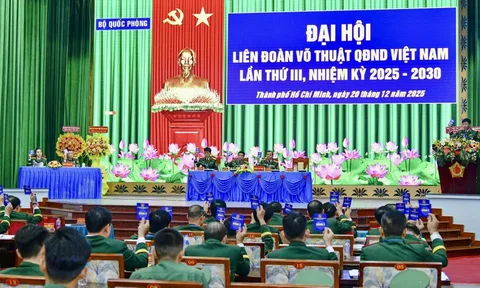 Đại hội Liên đoàn Võ thuật QĐND Việt Nam: Bầu ra Ban chấp hành nhiệm kỳ 2025 – 2030