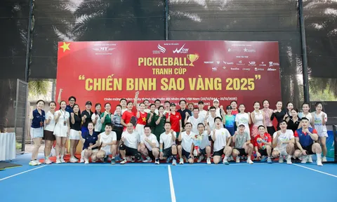 Giải Pickleball tranh Cúp Chiến binh Sao Vàng 2025: Dấu ấn mới trong đời sống thể thao lực lượng vũ trang