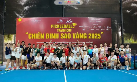 Giải Pickleball tranh cúp “Chiến binh Sao Vàng” 2025 – Một mùa giải để lại nhiều giá trị kết nối và lan tỏa tinh thần thể thao trong cộng đồng