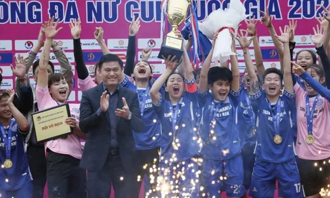 Đương kim vô địch Cup Quốc gia nữ nhận thưởng 'khủng'