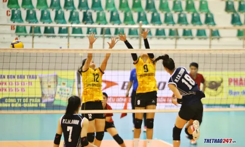 Xác định 8 đội vào bán kết giải bóng chuyền Cúp Hoa Lư - Bình Điền 2023