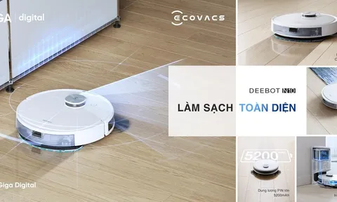 Robot hút bụi N10-Tích hợp nhiều công nghệ thông minh, giá tầm trung, chất lượng tầm cao