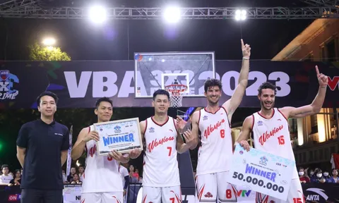 Kết quả chặng 1 giải bóng rổ VBA 3x3 Prime 2023 nội dung men pro