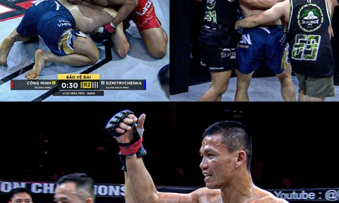 Phạm Công Minh hạ knock-out ‘Thần Sấm’ Zakhar, bảo vệ thành công đai vô địch MMA