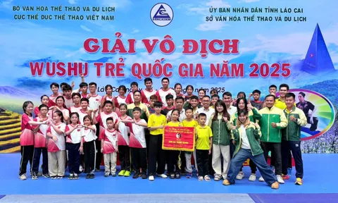 TP.HCM xếp hạng ba toàn đoàn tại Giải Vô địch Wushu trẻ Quốc gia 2025