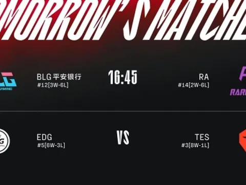 Lịch thi đấu LPL mùa Hè ngày 16/7: Đại chiến EDG - TES