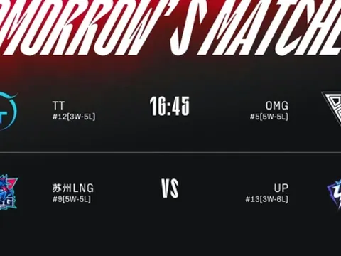 Lịch thi đấu LPL mùa Hè ngày 19/7: TT - OMG, LNG - UP