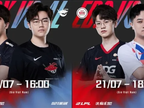 Trực tiếp LPL mùa Hè ngày 21/7: FPX - AL, EDG - LGD