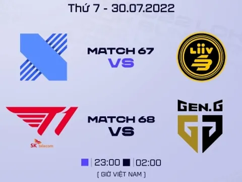 Lịch thi đấu LCK Mùa Hè 2022 hôm nay 30/7: Đại chiến T1 vs GEN.G