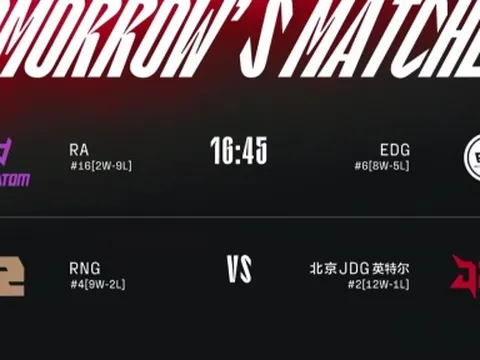 Lịch thi đấu LPL mùa Hè ngày 29/7: Đại chiến RNG - JDG