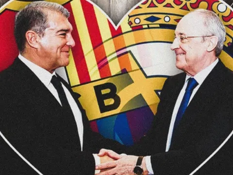 Chủ tịch Perez phát biểu 'bất ngờ' về Barca trước thềm La Liga khởi tranh