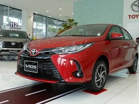 Giá xe Toyota Vios tiếp tục được điều chỉnh tăng từ 1/7