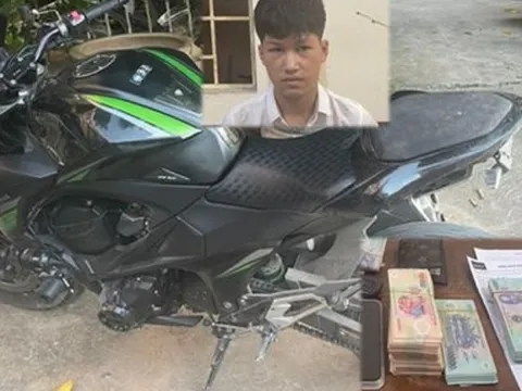 Bắc Giang: Thanh niên 19 tuổi phá két trộm 1 tỷ đồng mua mô tô Kawasaki