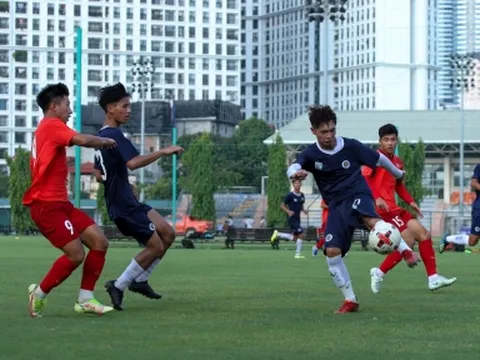U16 Việt Nam thua đậm đàn em Quang Hải, Văn Hậu trước giải Đông Nam Á