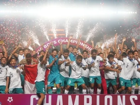 U16 Indonesia nhận 'mưa tiền thưởng' sau chức vô địch Đông Nam Á
