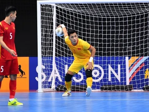 Thủ môn ĐT Việt Nam trượt giải xuất sắc nhất ở VCK futsal châu Á