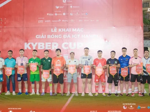 Khai mạc Giải bóng đá ICT Hà Nội - Kyber Cup 2022