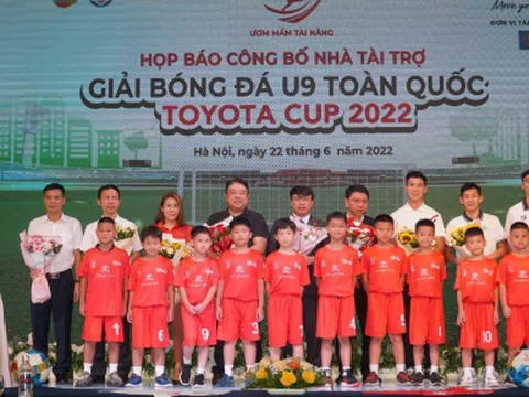 U9 toàn quốc Toyota Cup 2022 chung tay phát triển tài năng bóng đá nước nhà