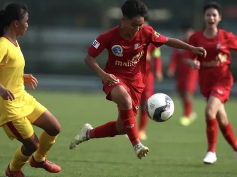 Vòng 1 giải bóng đá Nữ VĐ U16 QG 2022: Phong Phú Hà Nam đại thắng