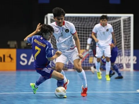 VIDEO: Indonesia suýt tạo 'địa chấn' trước Nhật Bản ở futsal châu Á