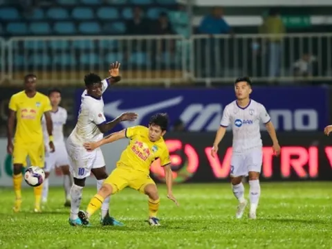 Highlights HAGL 1-2 SLNA: Minh Vương lập siêu phẩm, HAGL vẫn thua đau