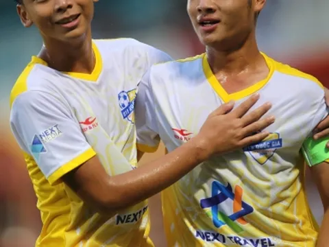 U15 Sông Lam Nghệ An xếp nhất bảng B Vòng chung kết U15 Quốc gia - Next Travel 2022