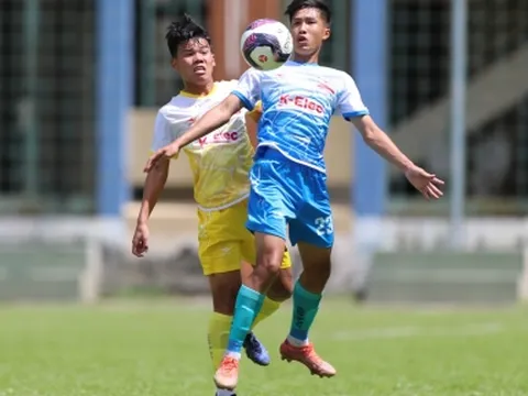 SLNA tạm đứng dưới Hà Nội ở giải U17 quốc gia K-Elec 2022