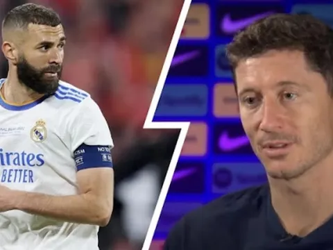 Vừa tới Barca, Lewandowski đã bị 'gieo sầu' bởi Benzema và đồng đội cũ