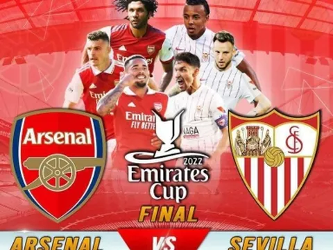 Trực tiếp Arsenal vs Sevilla, 18h30 ngày 30/7 (Link HD)