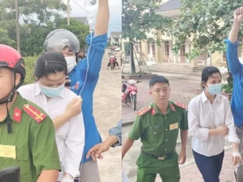 Những hình ảnh ấm lòng ngày thi đầu tiên kỳ thi THPT Quốc gia 2022