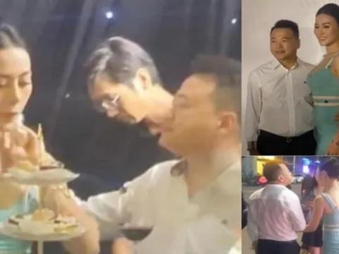 Mặc ồn ào, shark Bình vẫn ga lăng tháp tùng Phương Oanh đi sự kiện