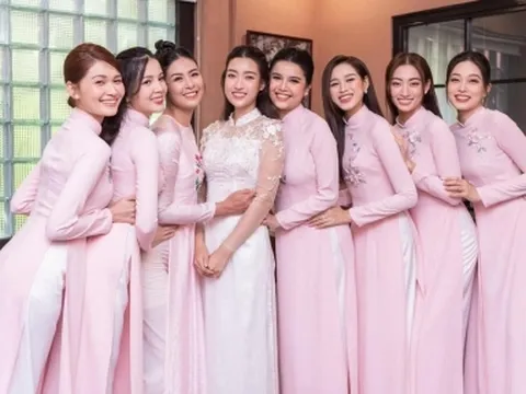 Cận cảnh lễ ăn hỏi Hoa hậu Đỗ Mỹ Linh, dàn phù dâu nổi bật toàn bông hậu