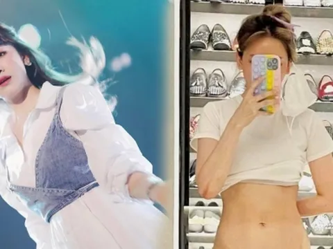 Sau tuyên bố bị liệt nửa mặt, Hari Won 'chơi trội' khi không ngại kéo áo 'hở bạo' khoe sắc vóc