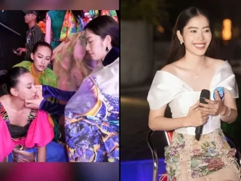 Đối thủ xỉu tại Miss World Vietnam, 'thần y' Nam Em có hành động nhận được mưa lời khen