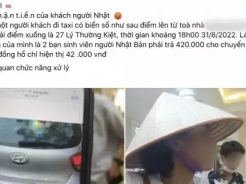 Thông tin mới vụ cuốc taxi 42 nghìn, thu gấp 10 lần ở Hà Nội
