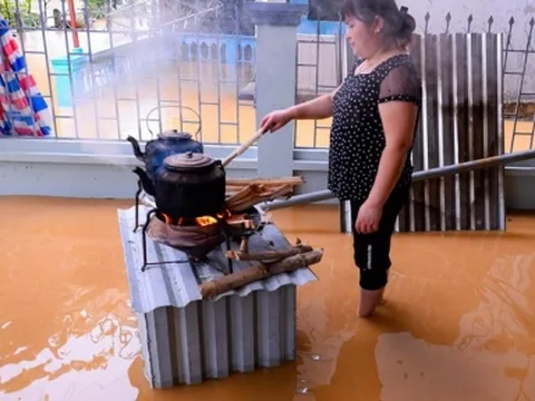 Hà Nội: Nước sông Bùi dâng cao, người dân không dám ngủ vì sợ lũ về bất chợt