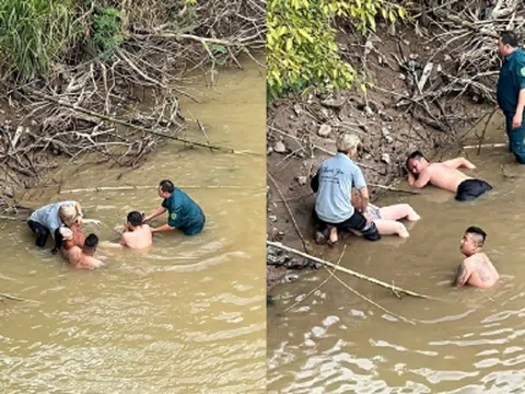 Video: Cảm phục trước cảnh người đàn ông đuối sức khi cứu một phụ nữ nhảy sông